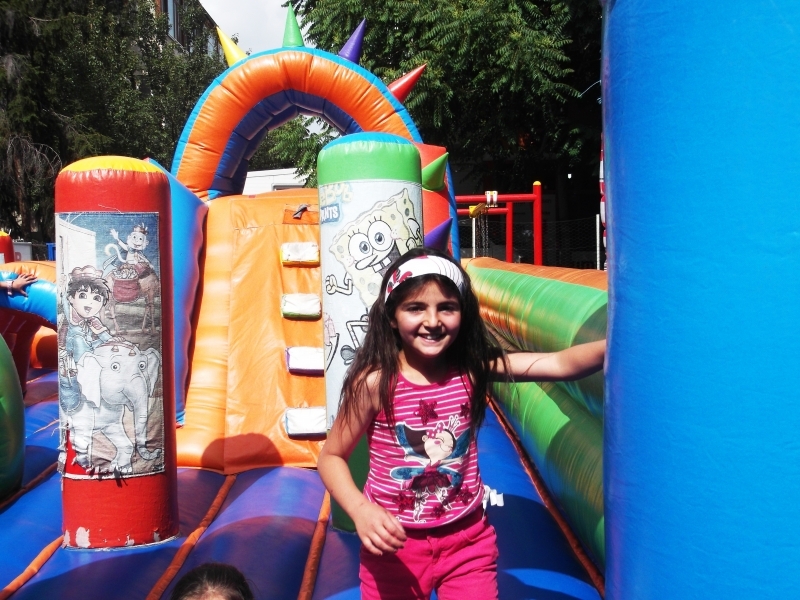 Çocuklarımızla oyun parkındayız